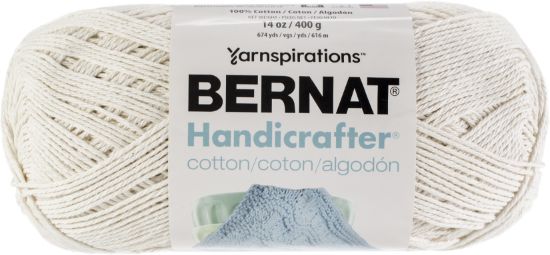 Picture of Bernat Handicrafter Cotton Yarn - Solids Off White