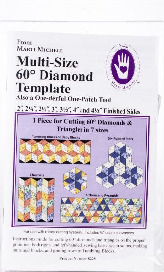 Picture of One-Derful One-Patch Template 60 Degree Diamond & Triangle