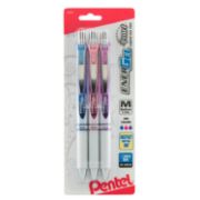 Picture of Pentel EnerGel Pearl Retractable Liquid Gel Pen 0.7mm 3/Pkg Assorted Colors