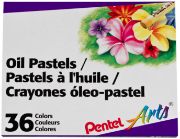 Picture of Pentel Oil Pastels 36/Pkg Assorted Colors