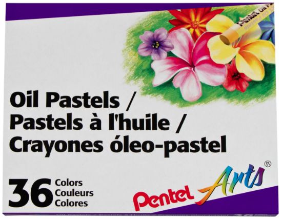 Picture of Pentel Oil Pastels 36/Pkg Assorted Colors