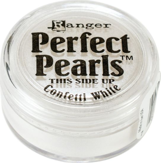 Picture of Perfect Pearls Pigment Powder .25oz Confetti White