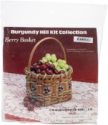 Picture of Burgundy Hill Basket Kit Berry Basket 4"X4"X4.5"
