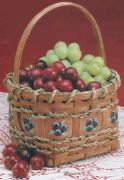 Picture of Burgundy Hill Basket Kit Berry Basket 4"X4"X4.5"