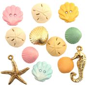 Picture of Button Theme Pack Beach Treasures
