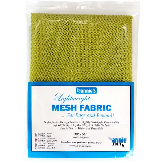 Picture of ByAnnie's Lightweight Mesh Fabric 18"X54" 100% Polyester-Apple Green