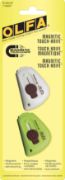 Picture of OLFA Magentic Touch Knife 2/Pkg Green/White