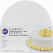 Picture of Cake Boards 12" Round White 8/Pkg