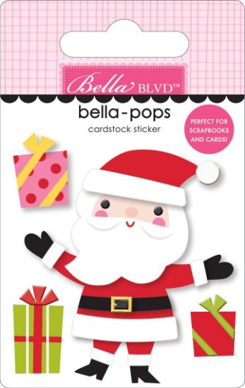 Picture of The North Pole Bella-Pops 3D Stickers-Santa Express