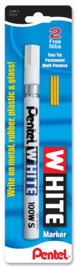 Picture of Pentel® Permanent Marker, Fine Point, White