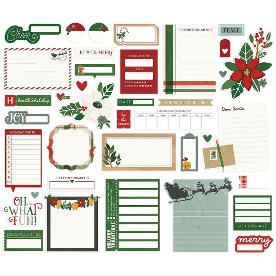 Picture of Hearth & Holiday Bits & Pieces Die-Cuts 38/Pkg-Journal