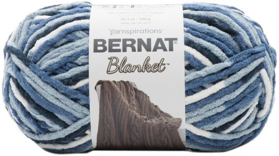 Picture of Bernat Blanket Big Ball Yarn Faded Blues