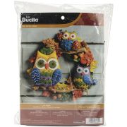 Picture of Owl Wreath Felt Applique Kit 17" Round