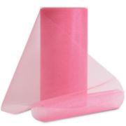Picture of Shiny Tulle 6" Wide 25yd Spool Pink