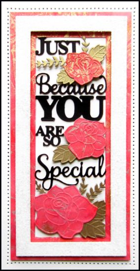 Picture of Creative Expressions Craft Dies By Sue Wilson-Slimline- You Are So Special