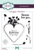 Picture of Creative Expressions Designer Boutique A6 Clear Stamp Eternal Poppies