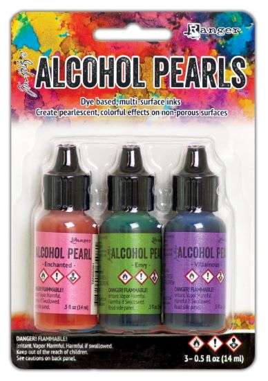 Picture of Tim Holtz Alcohol Ink Pearls Kits 3/Pkg Kit #3