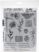 Picture of Tim Holtz Cling Stamps 7"X8.5" Mini Media Marks