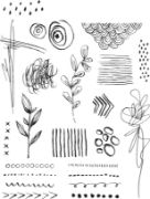 Picture of Tim Holtz Cling Stamps 7"X8.5" Mini Media Marks