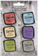 Picture of Tim Holtz Distress Enamel Collector Pin Set 6/Pkg Set 3