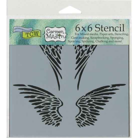 Picture of Crafter's Workshop Template 6"X6" Angel Wings