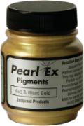 Picture of Jacquard Pearl Ex Powdered Pigment .75oz Brilliant Gold