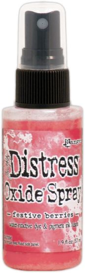 Picture of Tim Holtz Distress Oxide Spray 1.9fl oz Festive Berries
