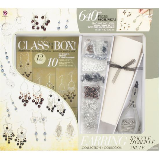 Picture of Jewelry Basics Class In A Box Kit Silver Tone Earrings