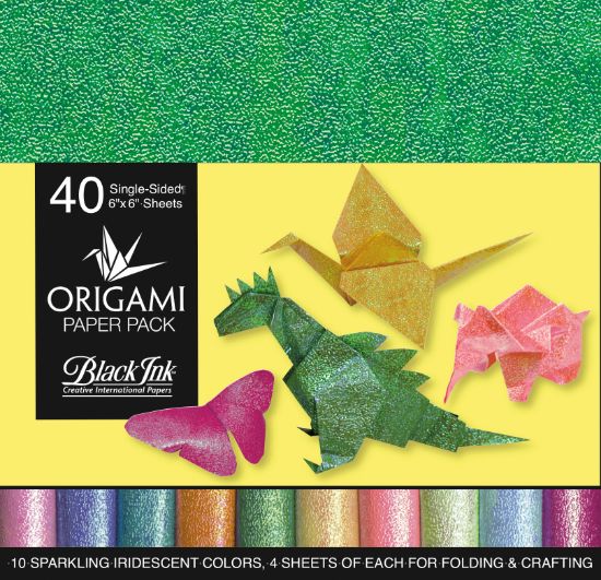 Picture of Origami Paper Pack Iridescent 40 Sheets