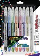 Picture of Pentel Sparkle Pop Metallic Gel Pens 1.0mm 8/Pkg Assorted Colors