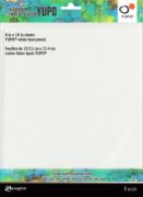 Picture of Tim Holtz Alcohol Ink White Yupo Paper 144lb 5/Pkg 8"X10"
