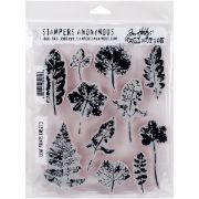 Picture of Tim Holtz Cling Stamps 7"X8.5" Leaf Prints