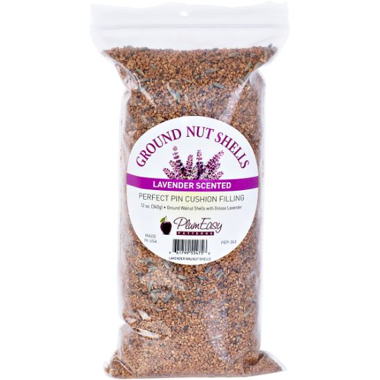 Picture of PlumEasy Patterns Ground Walnut Shells For Pin Cushions 12oz Lavender Scented