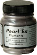 Picture of Jacquard Pearl Ex Powdered Pigment .75oz Antique Silver
