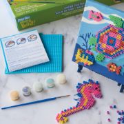 Picture of Perler Bead & Paint Canvas Kit-Underwater
