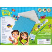 Picture of Perler Bead & Paint Canvas Kit-Underwater