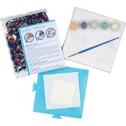 Picture of Perler Bead & Paint Canvas Kit-Underwater