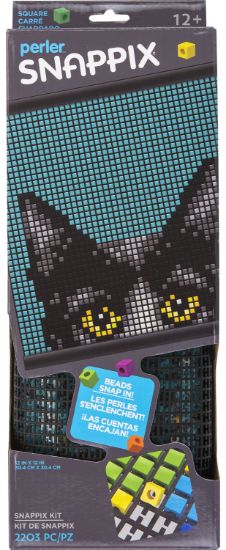 Picture of Perler Snappix Kit 12"X12"-Peekaboo Cat