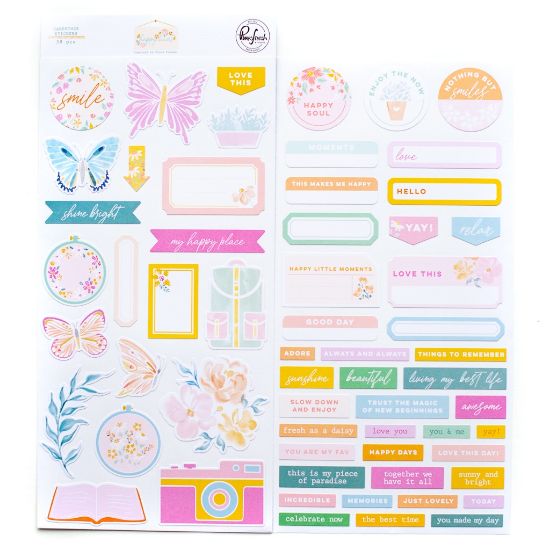 Picture of PinkFresh Cardstock Stickers-Happy Heart