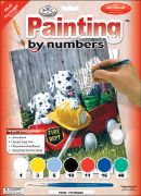 Picture of Junior Small Paint By Number Kit 8.75"X11.75" Fire Wagon