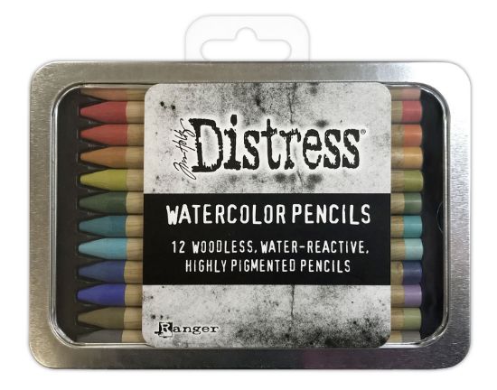 Picture of Tim Holtz Distress Watercolor Pencils 12/Pkg-Set 3