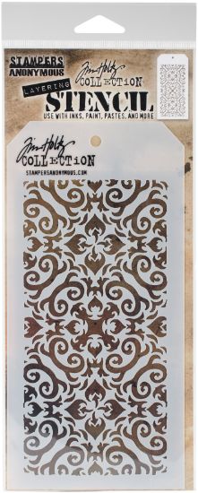 Picture of Tim Holtz Layered Stencil 4.125"X8.5" Flames