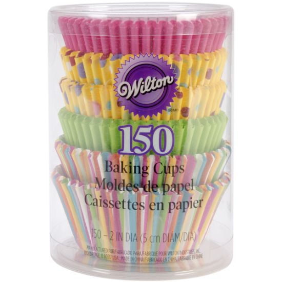 Picture of Standard Baking Cups Dots & Stripes 150/Pkg