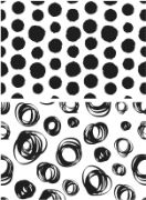 Picture of Tim Holtz Cling Stamps 7"X8.5" Dots & Circles