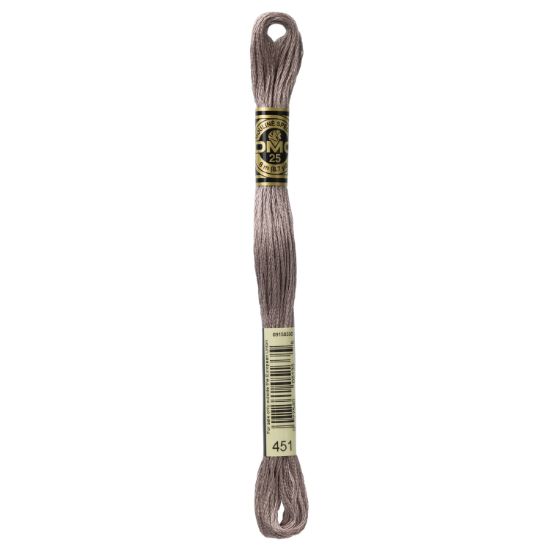 Picture of DMC 6-Strand Embroidery Cotton 8.7yd Dark Shell Grey