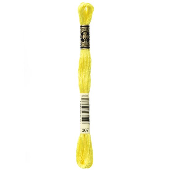 Picture of DMC 6-Strand Embroidery Cotton 8.7yd Lemon