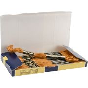 Picture of DMC 6-Strand Embroidery Cotton 8.7yd Medium Golden Brown