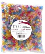 Picture of Pony Beads 6mmx9mm 1,000/Pkg Transparent Multicolor