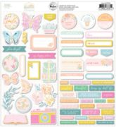 Picture of PinkFresh Cardstock Stickers-Happy Heart