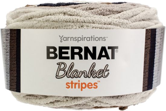 Picture of Bernat Blanket Stripes Yarn Buffed Stone